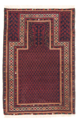 Tapis Belutsch - Tapis de prière - 147 x 96 cm - bleu
