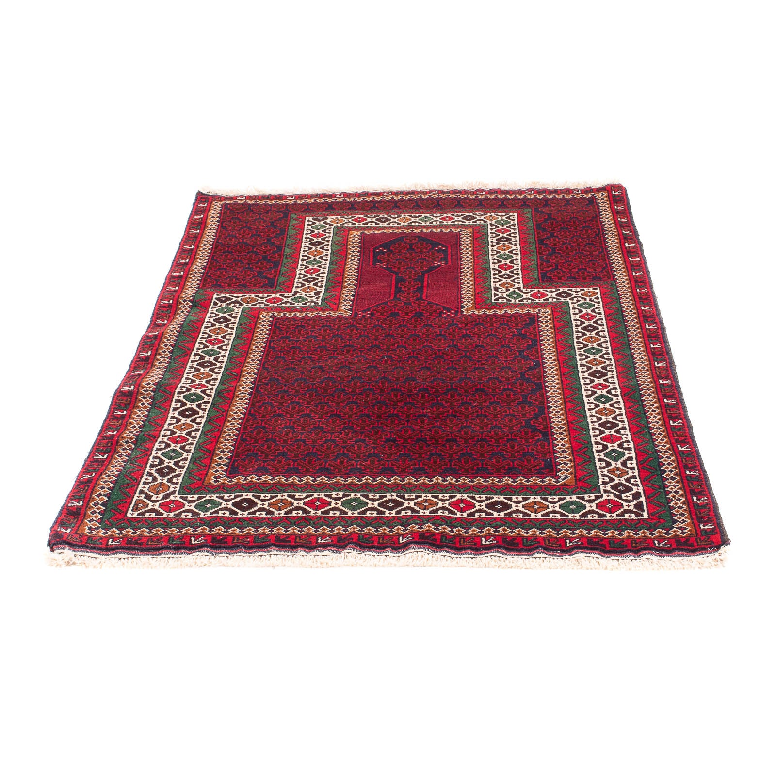 Tapis Belutsch - Tapis de prière - 142 x 89 cm - bleu