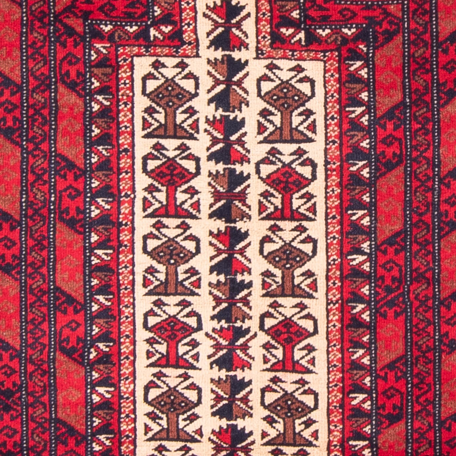 Tapis Belutsch - Tapis de prière - 135 x 100 cm - beige