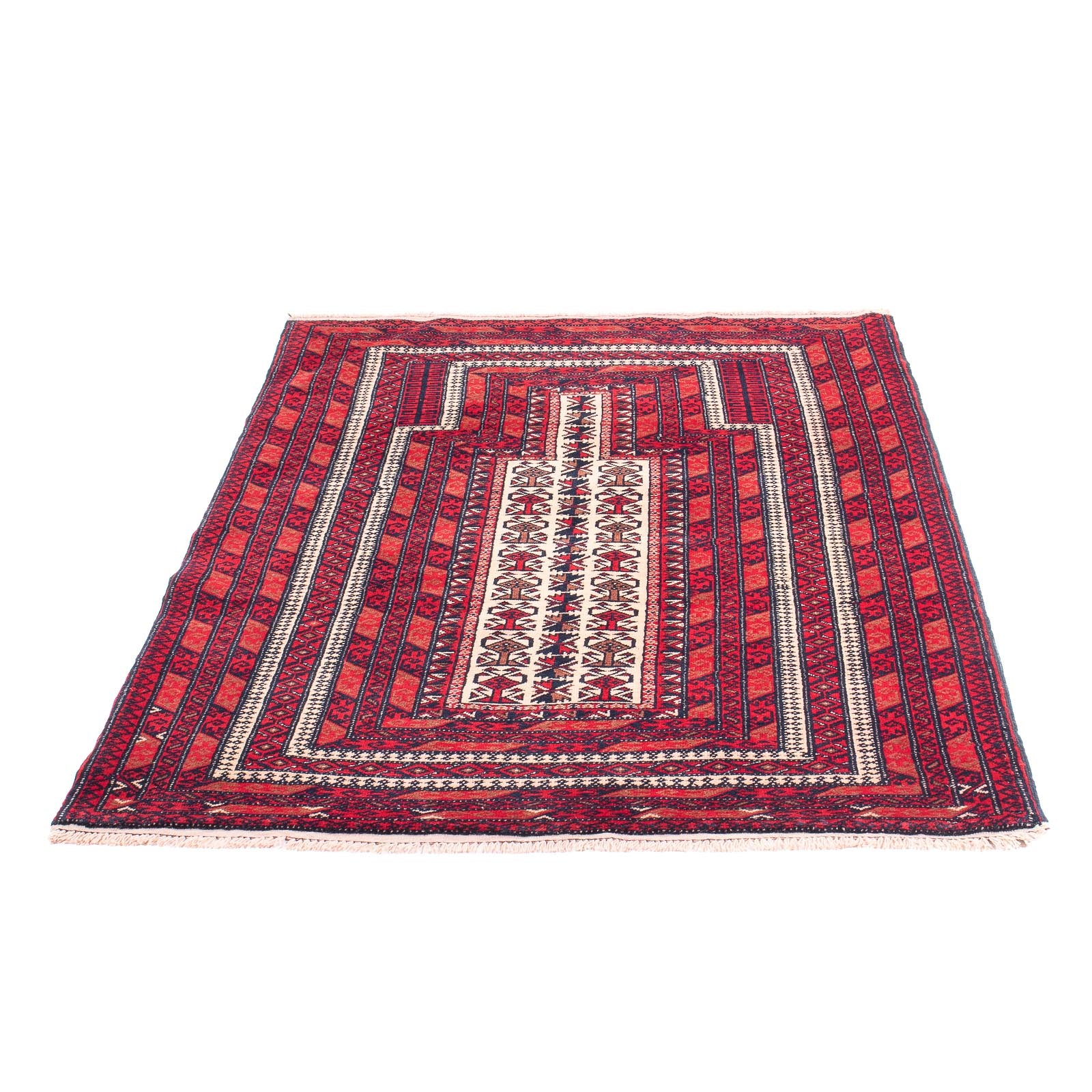 Tapis Belutsch - Tapis de prière - 135 x 100 cm - beige