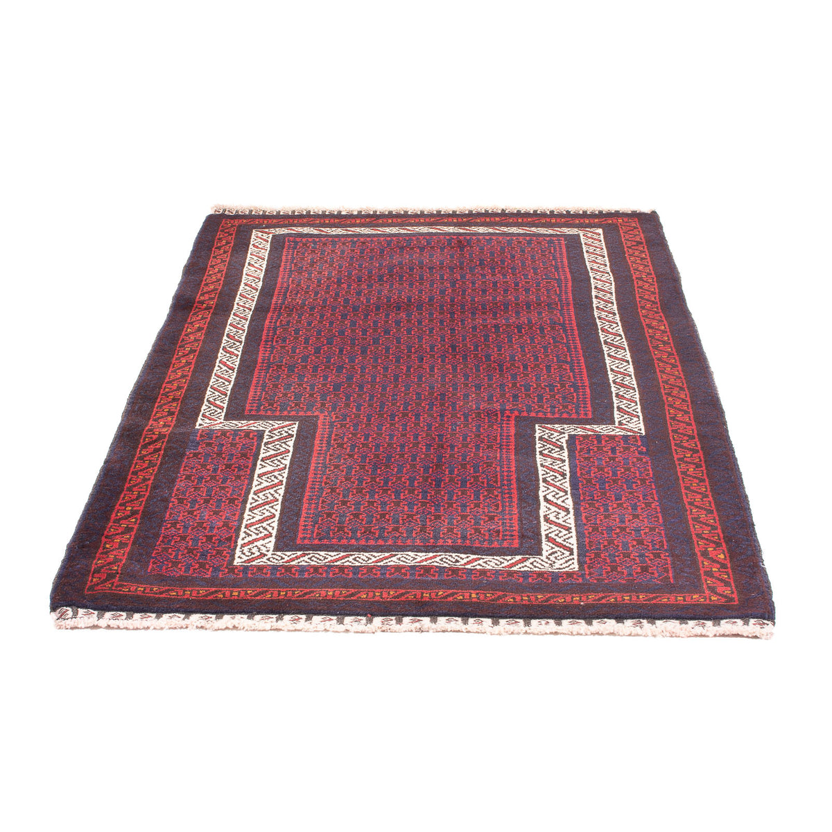 Tapis Belutsch - Tapis de prière - 144 x 92 cm - rouge