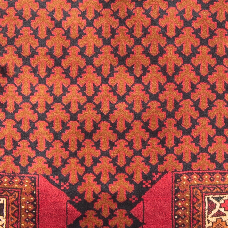 Tapis Belutsch - Tapis de prière - 131 x 96 cm - rouge