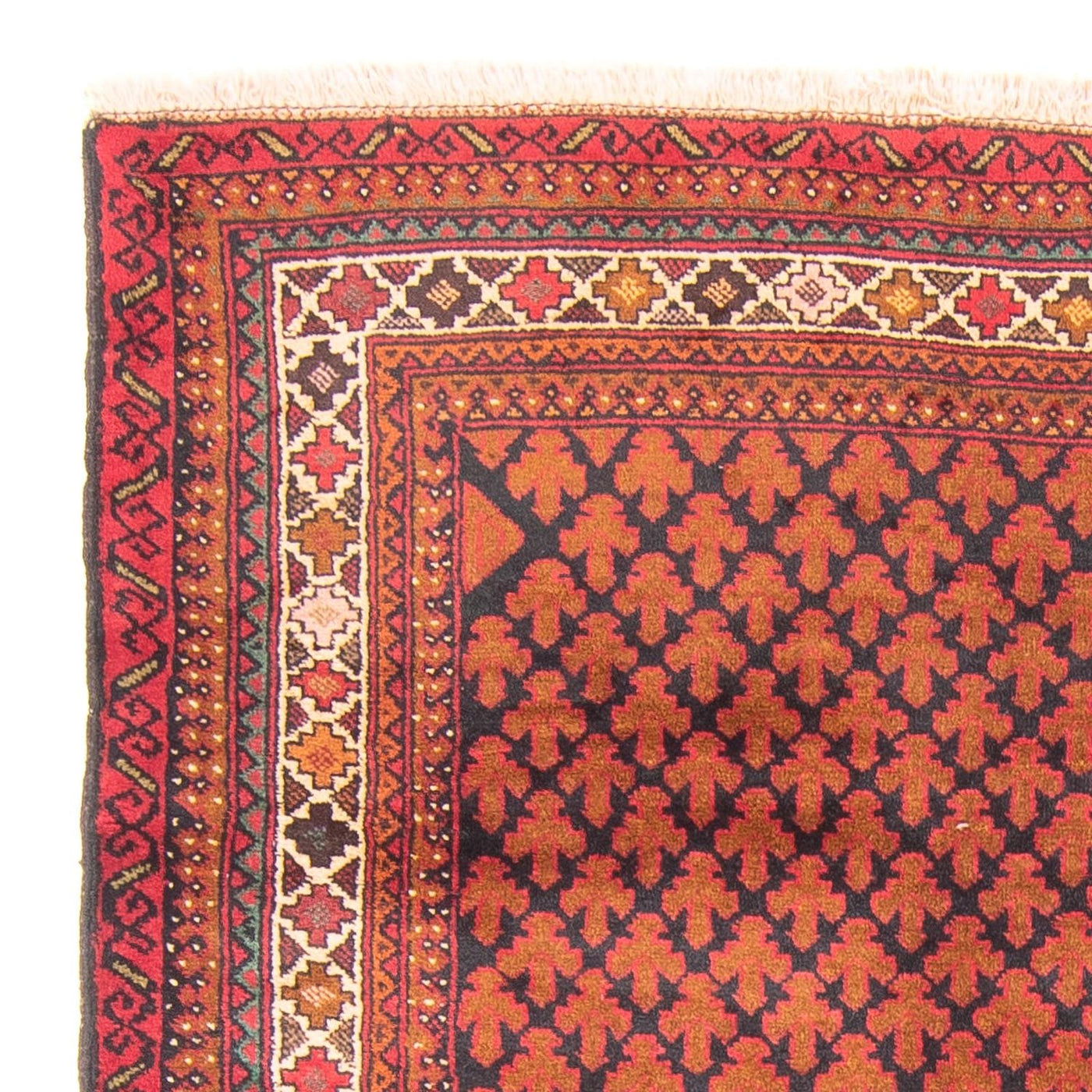 Tapis Belutsch - Tapis de prière - 131 x 96 cm - rouge