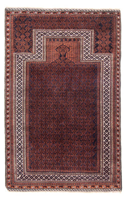 Tapis Belutsch - Tapis de prière - 146 x 96 cm - bleu foncé