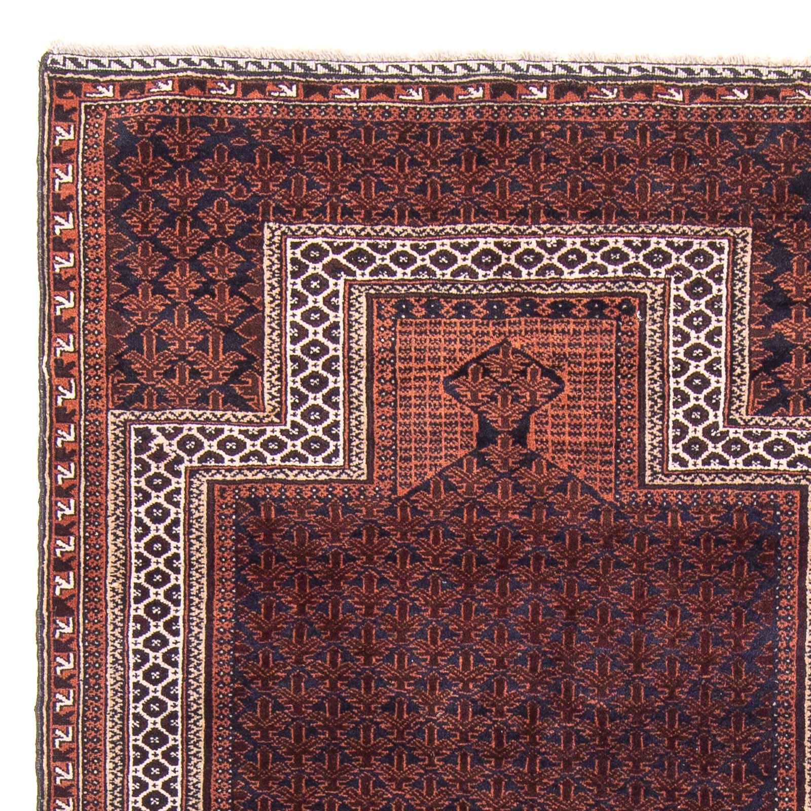 Tapis Belutsch - Tapis de prière - 146 x 96 cm - bleu foncé