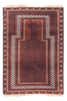 Tapis Belutsch - Tapis de prière - 130 x 86 cm - bleu foncé
