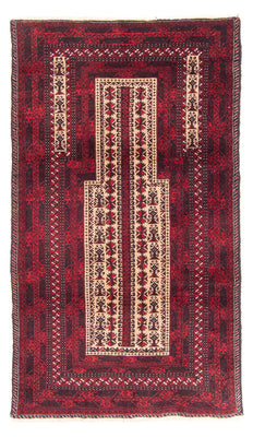 Tapis Belutsch - Tapis de prière - 154 x 93 cm - beige