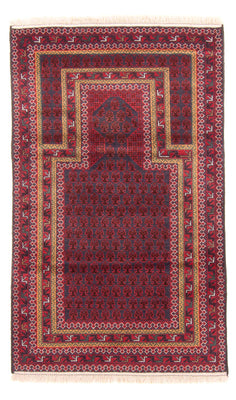 Tapis Belutsch - Tapis de prière - 141 x 80 cm - bleu foncé