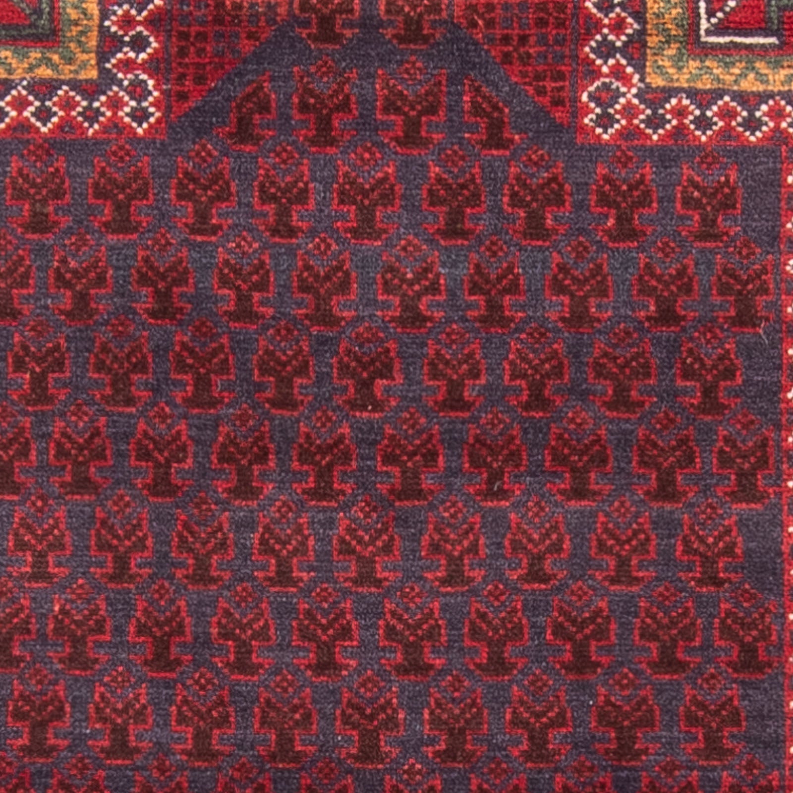 Tapis Belutsch - Tapis de prière - 141 x 80 cm - bleu foncé