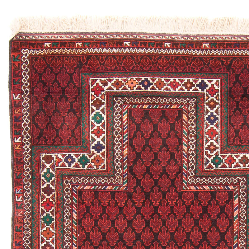 Tapis Belutsch - Tapis de prière - 155 x 103 cm - rouge