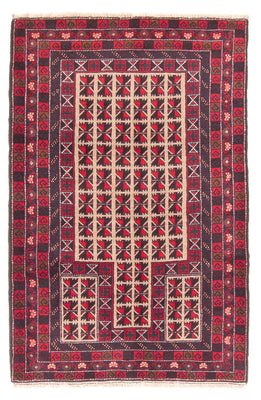 Tapis Belutsch - Tapis de prière - 140 x 93 cm - beige
