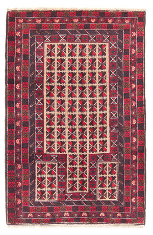 Tapis Belutsch - Tapis de prière - 140 x 93 cm - beige