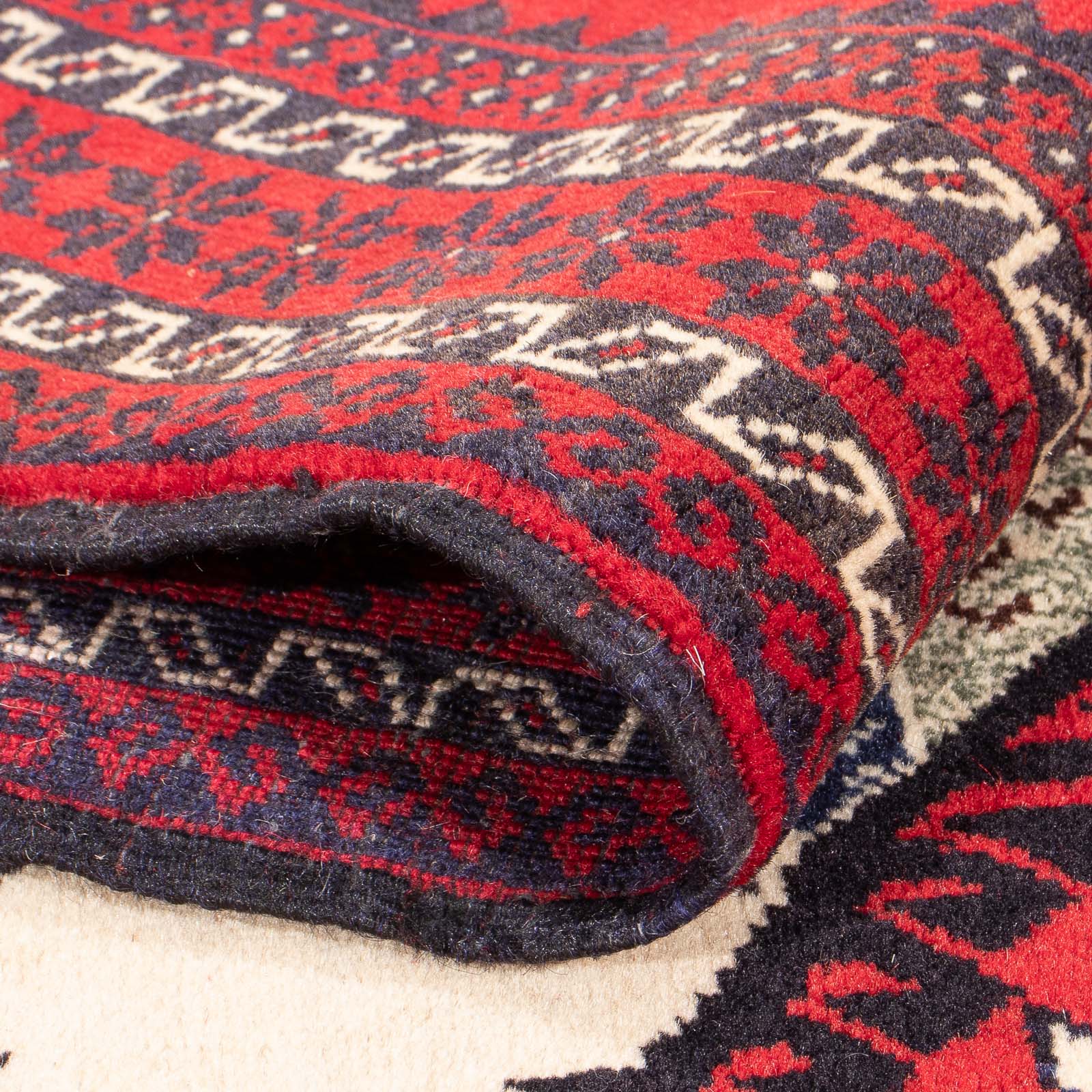 Tapis Belutsch - 138 x 89 cm - rouge