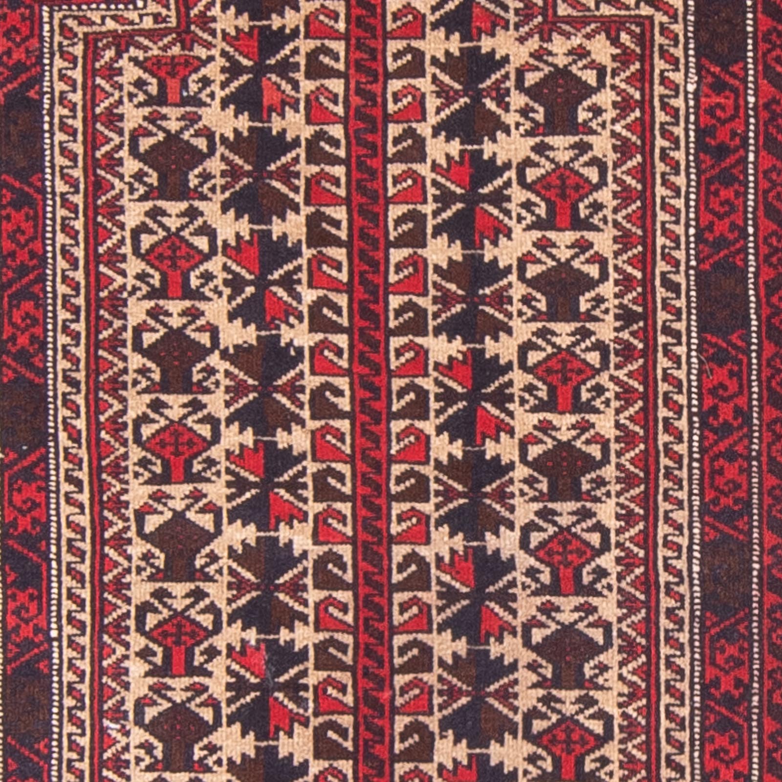Tapis Belutsch - Tapis de prière - 135 x 90 cm - beige