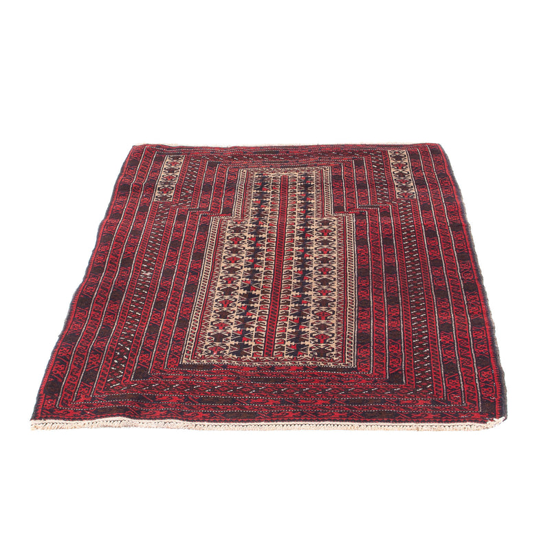 Tapis Belutsch - Tapis de prière - 135 x 90 cm - beige