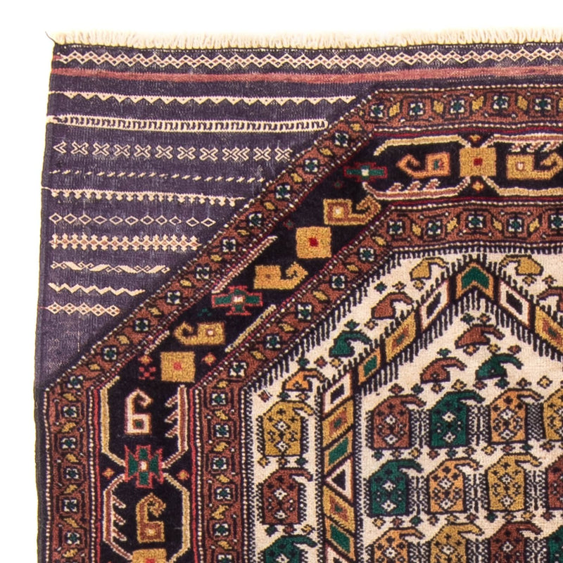 Tapis Belutsch - Tapis de prière - 126 x 82 cm - multicolore