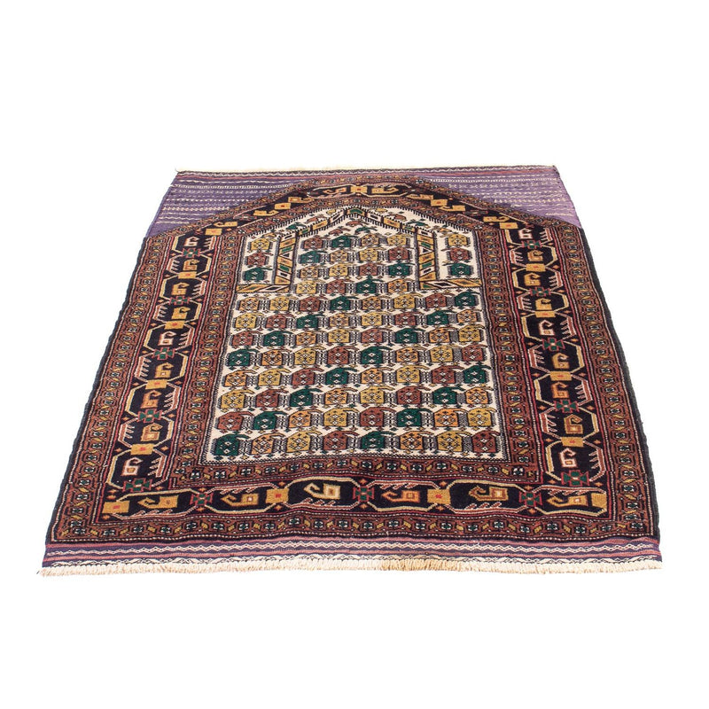 Tapis Belutsch - Tapis de prière - 126 x 82 cm - multicolore