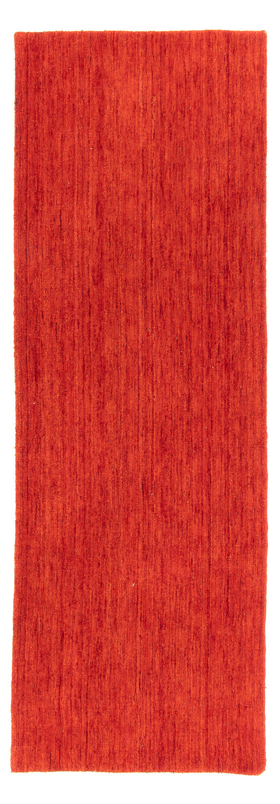 Tapis de couloir Tapis Gabbeh - Softy - 256 x 86 cm - rouille
