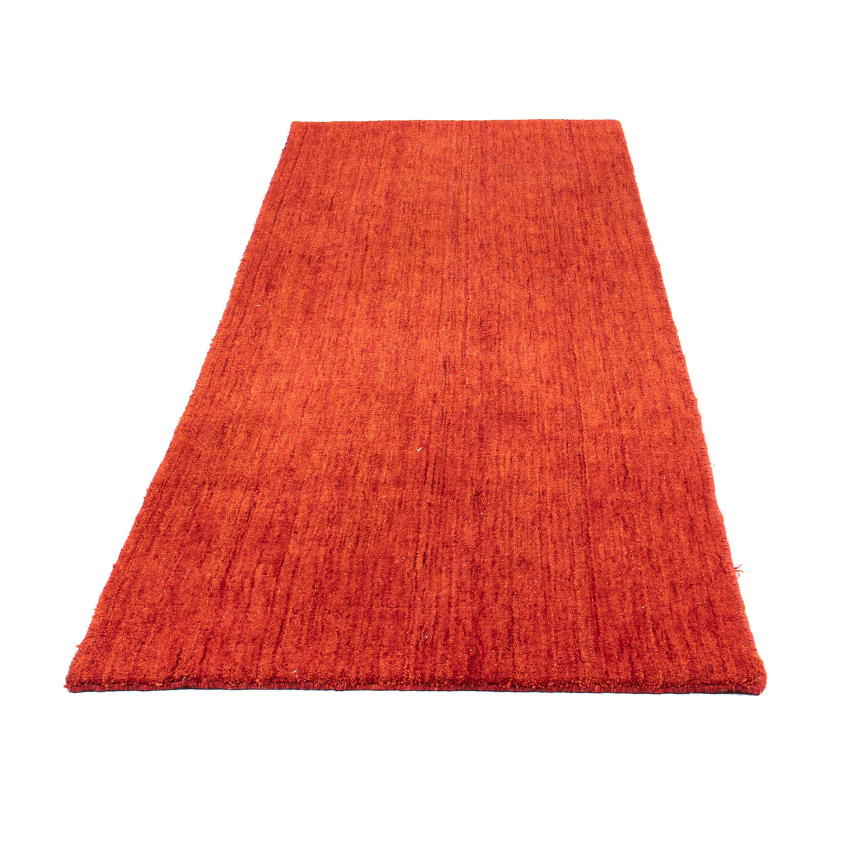 Tapis de couloir Tapis Gabbeh - Softy - 256 x 86 cm - rouille