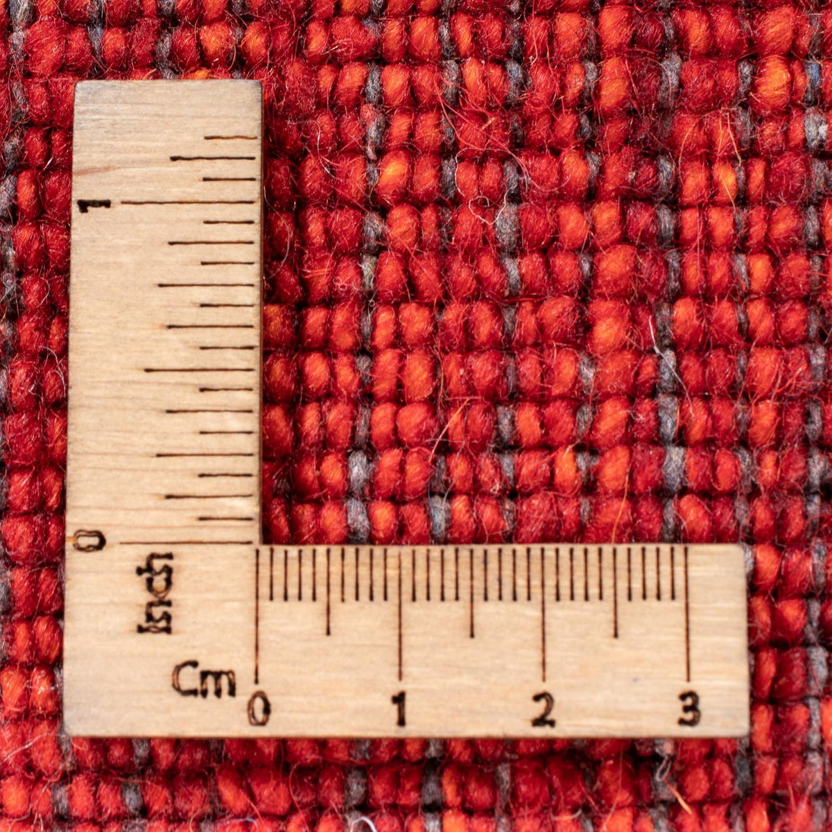 Tapis de couloir Tapis Gabbeh - Softy - 256 x 86 cm - rouille