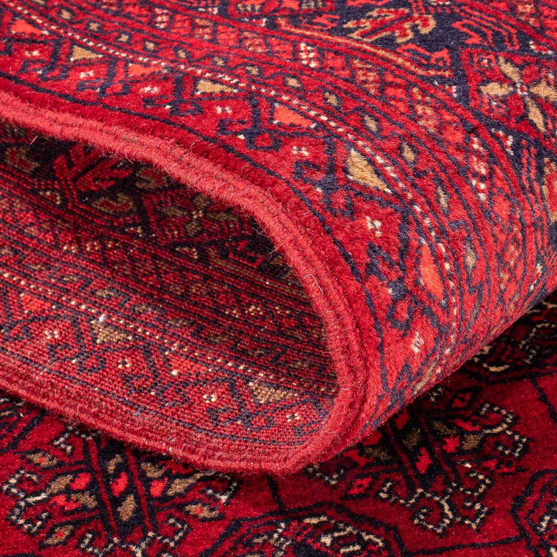 Tapis de couloir Tapis afghan - Boukhara - 290 x 80 cm - rouge