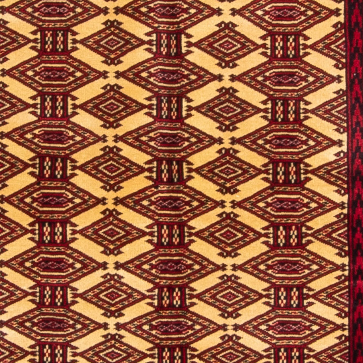 Tapis Turkaman - 176 x 128 cm - beige