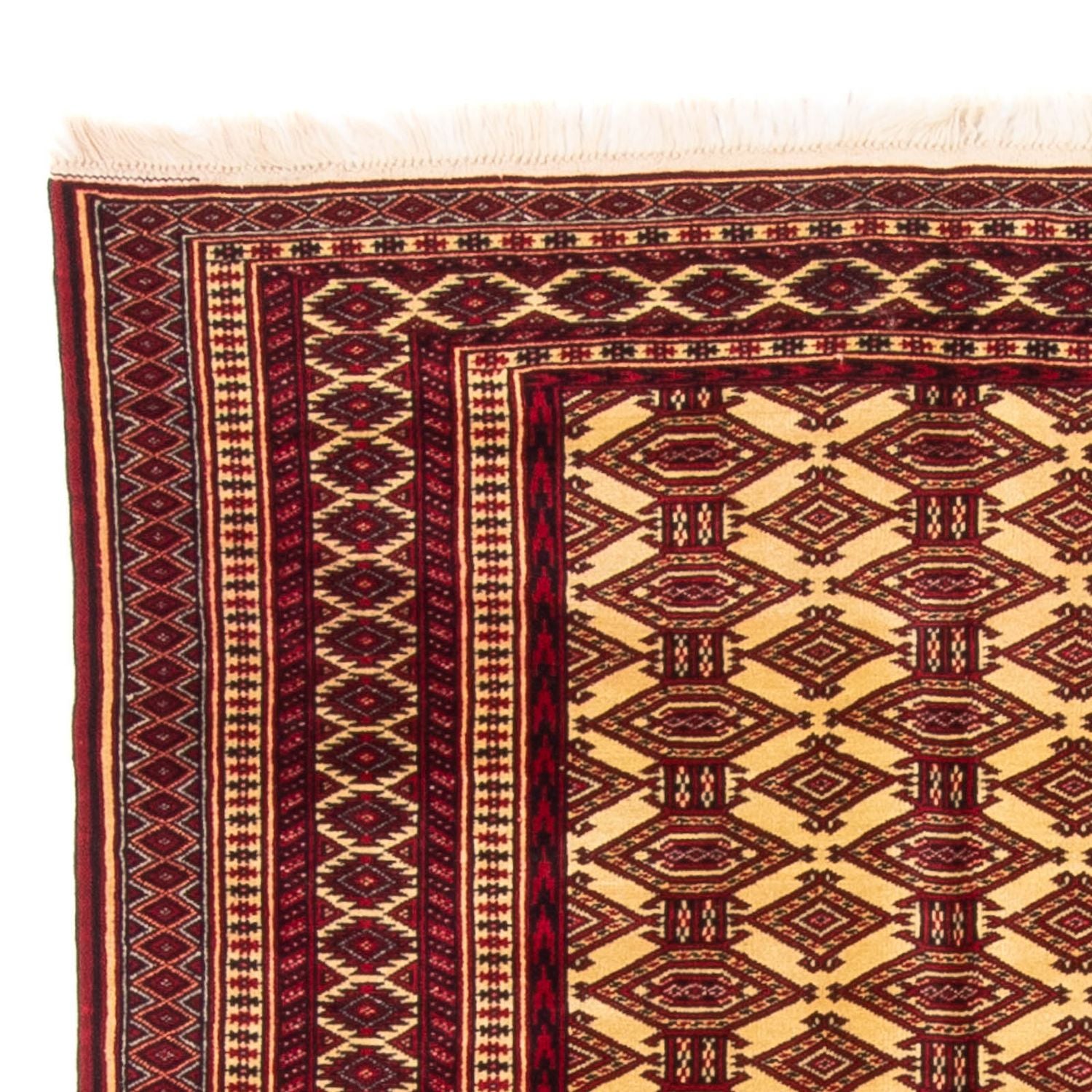 Tapis Turkaman - 176 x 128 cm - beige