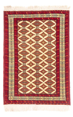 Tapis Turkaman - 167 x 120 cm - beige