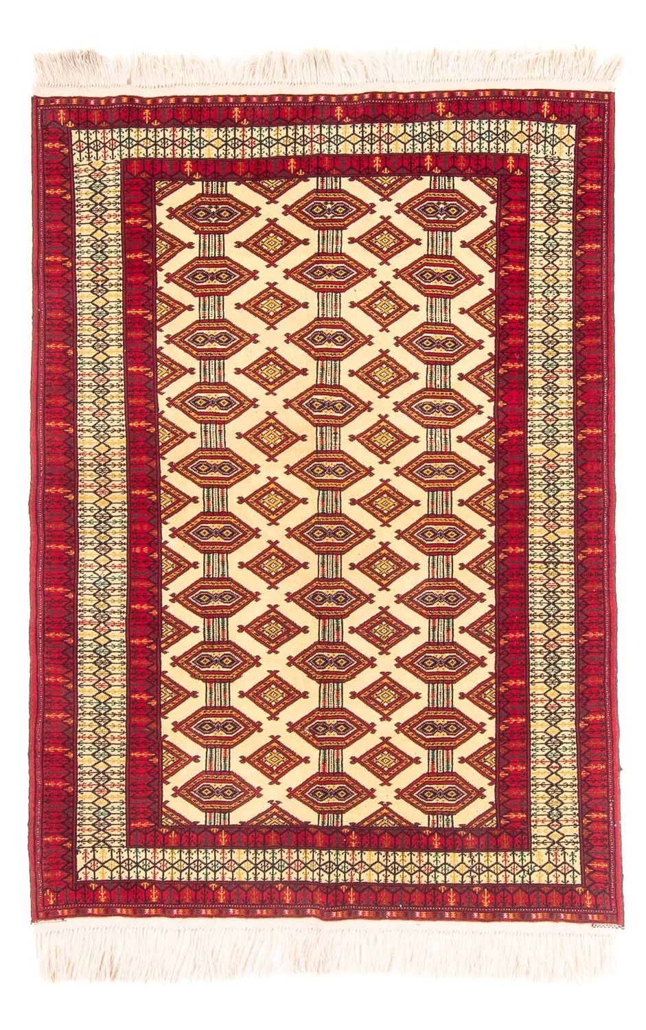 Tapis Turkaman - 167 x 120 cm - beige