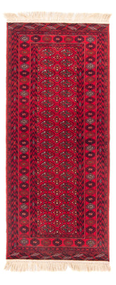 Tapis de couloir Tapis afghan - 200 x 80 cm - rouge