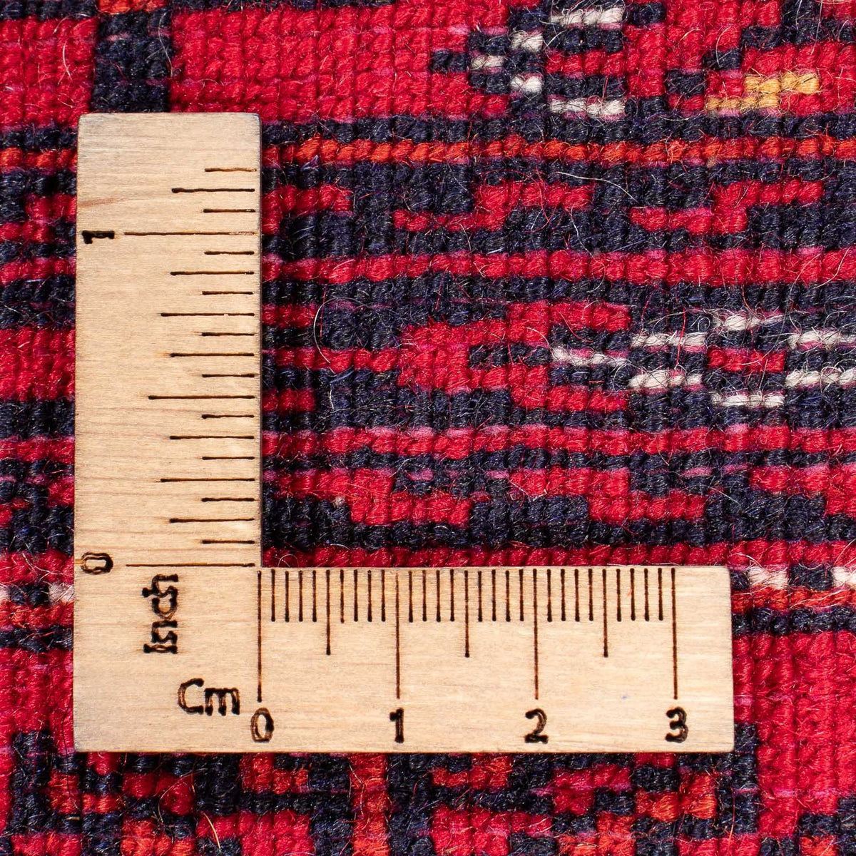 Tapis de couloir Tapis afghan - 190 x 82 cm - rouge