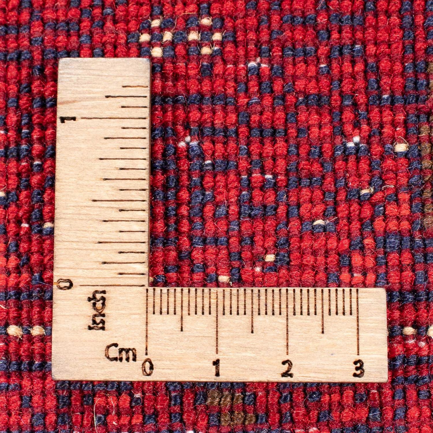 Tapis afghan - Boukhara - 290 x 196 cm - rouge
