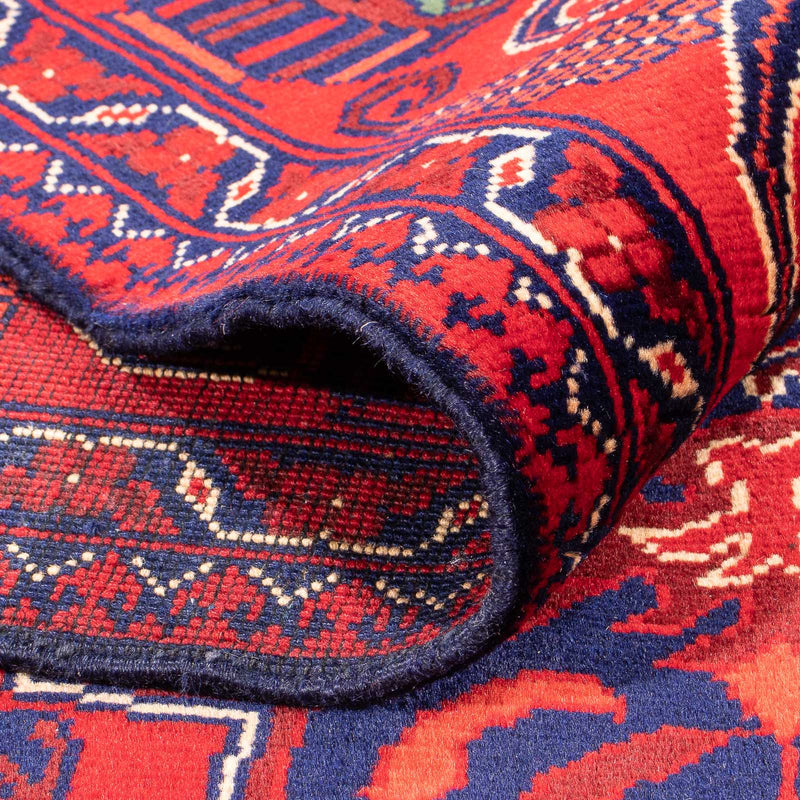 Tapis afghan - Boukhara - 290 x 200 cm - rouge