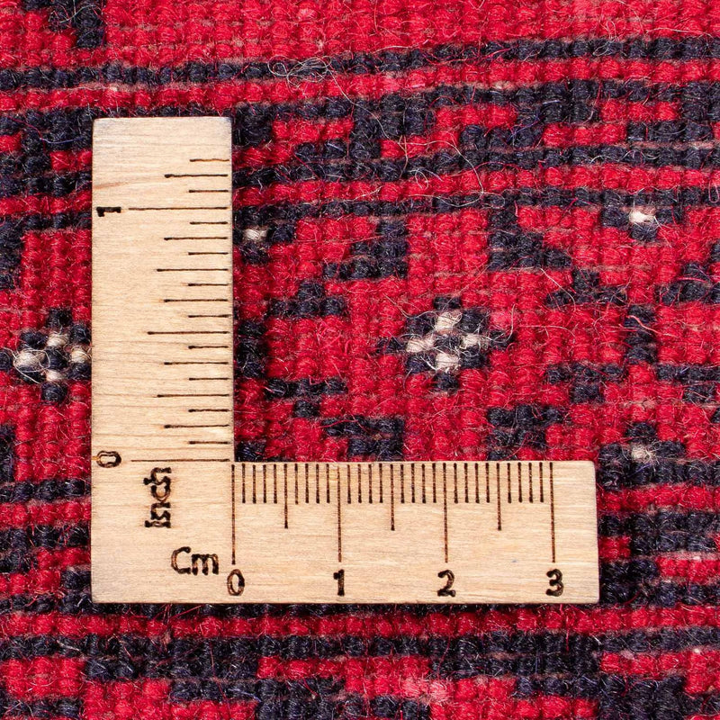 Tapis afghan - Boukhara - 282 x 200 cm - rouge