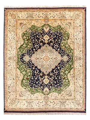 Tapis afghan - 389 x 296 cm - bleu foncé