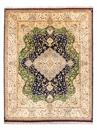 Tapis afghan - 389 x 296 cm - bleu foncé
