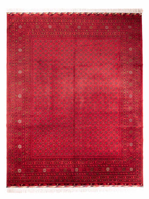 Tapis afghan - Boukhara - 385 x 300 cm - rouge