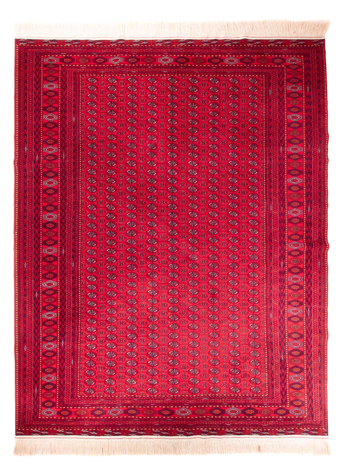 Tapis afghan - Boukhara - 395 x 310 cm - rouge