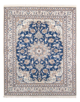 Tapis persan - Nain - Royal - 190 x 149 cm - bleu