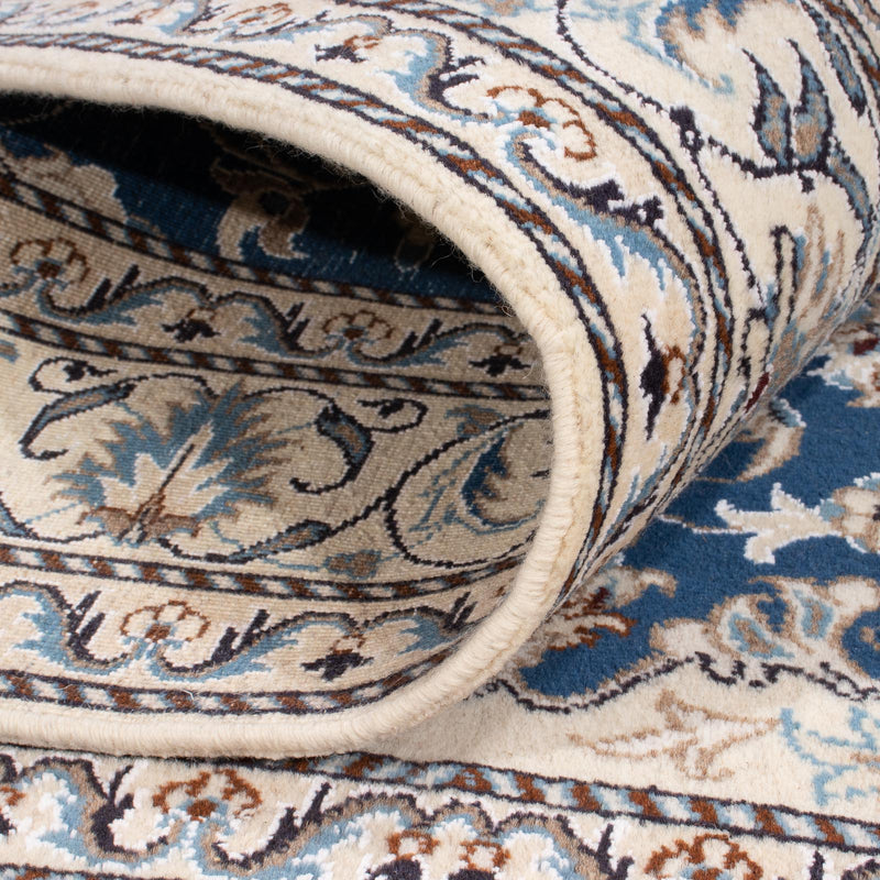 Tapis persan - Nain - Royal - 190 x 149 cm - bleu