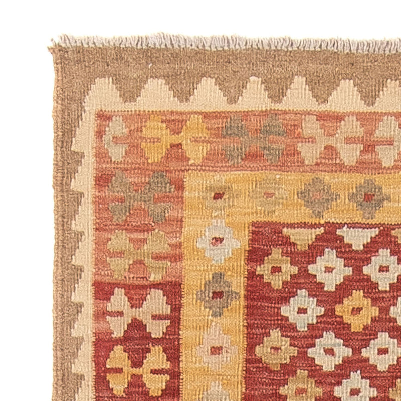 Tapis de couloir Tapis Kelim - Splash - 197 x 71 cm - multicolore