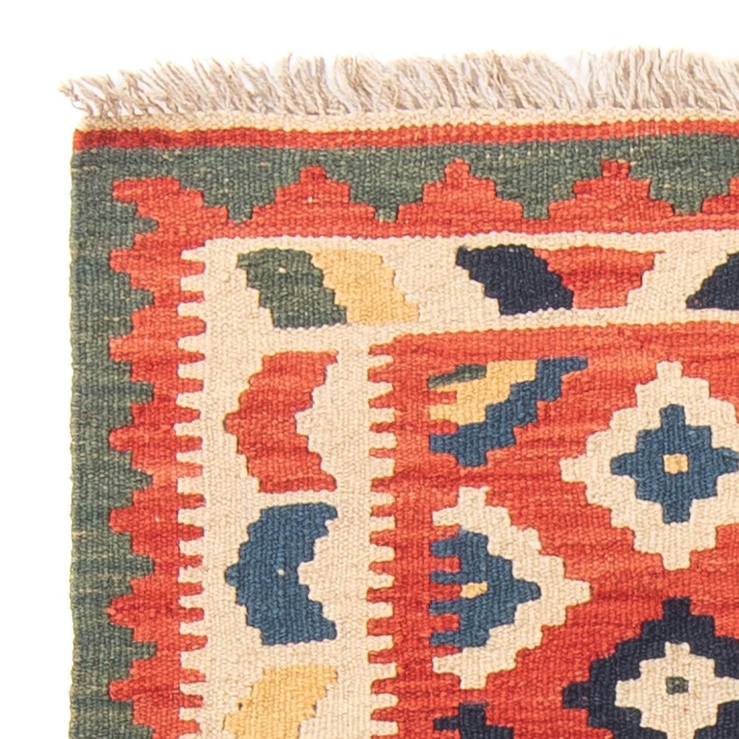 Tapis Kelim - Oriental - 97 x 66 cm - rouge