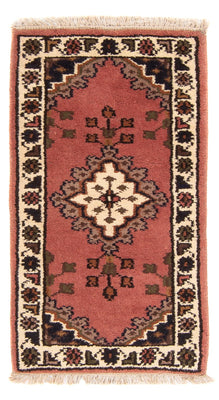 Tapis oriental - Indus - 120 x 60 cm - saumon