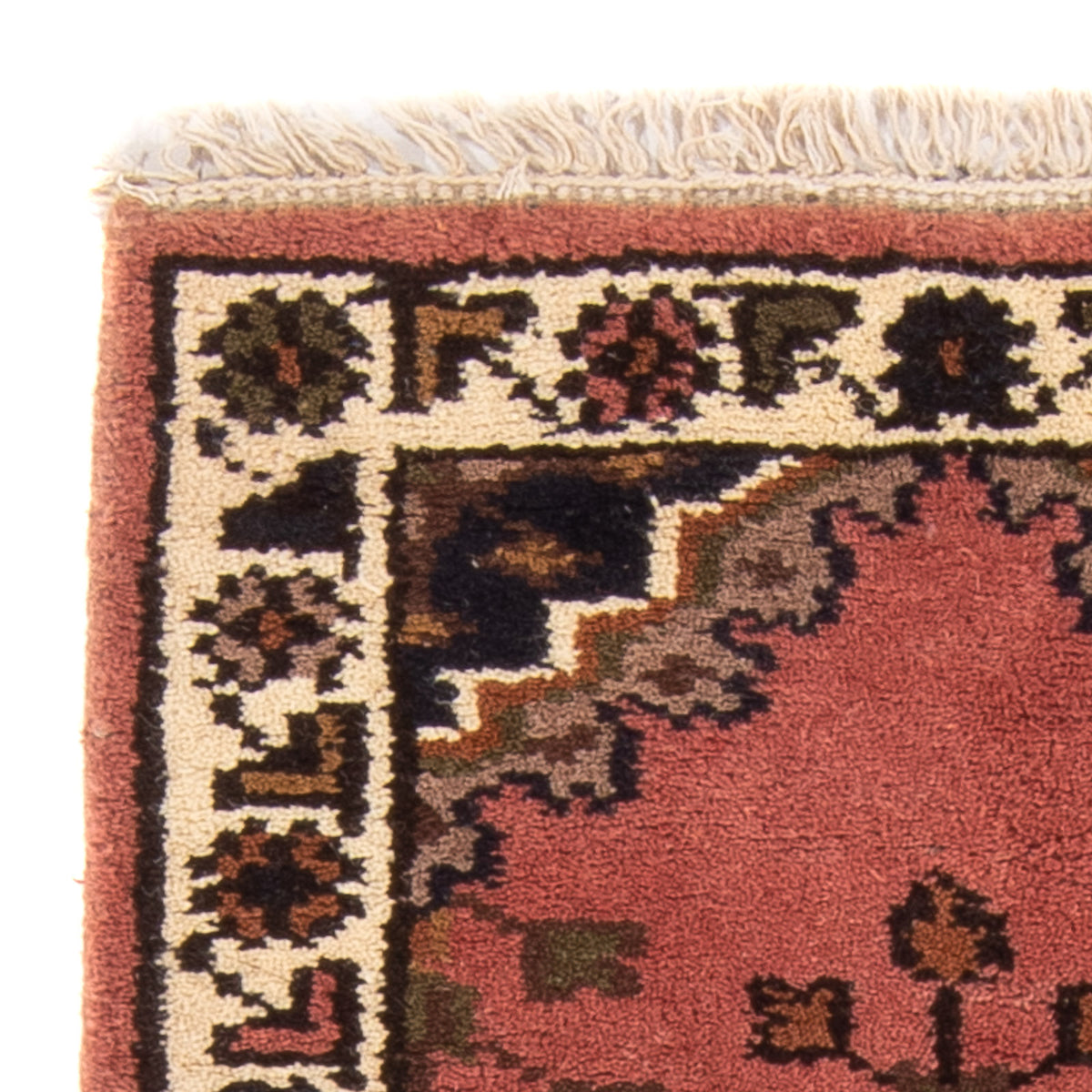 Tapis oriental - Indus - 120 x 60 cm - saumon