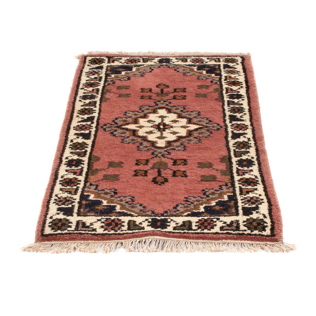 Tapis oriental - Indus - 120 x 60 cm - saumon