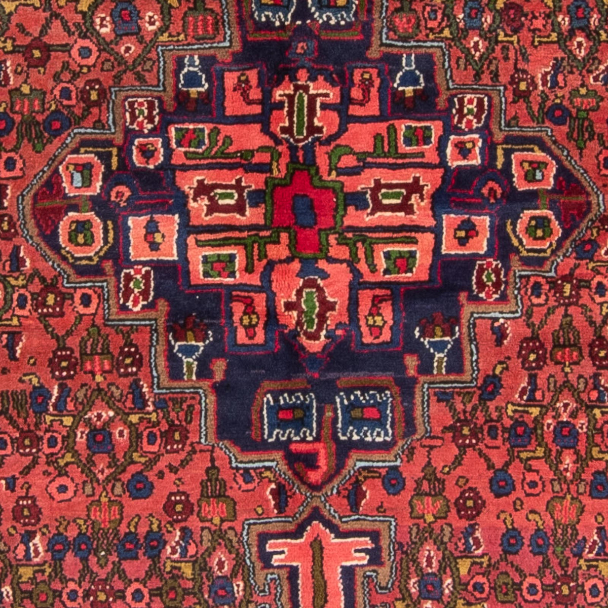 Tapis persan - Nomadic - 255 x 150 cm - rouge