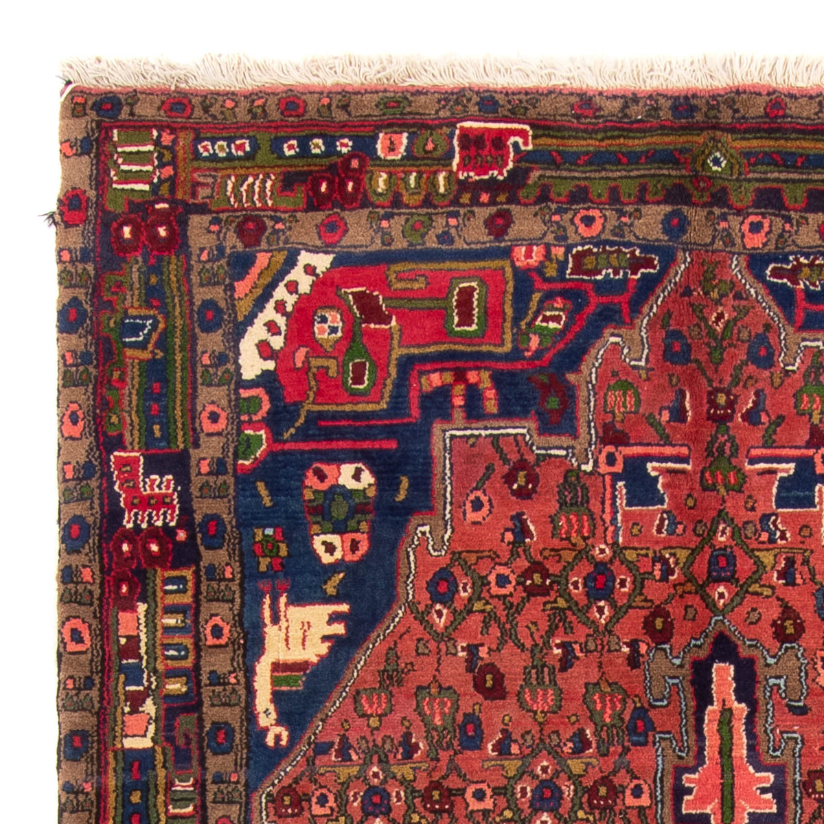 Tapis persan - Nomadic - 255 x 150 cm - rouge