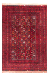 Tapis afghan - 293 x 202 cm - rouge