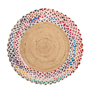 Tapis en jute - 200 x 140 cm - naturel