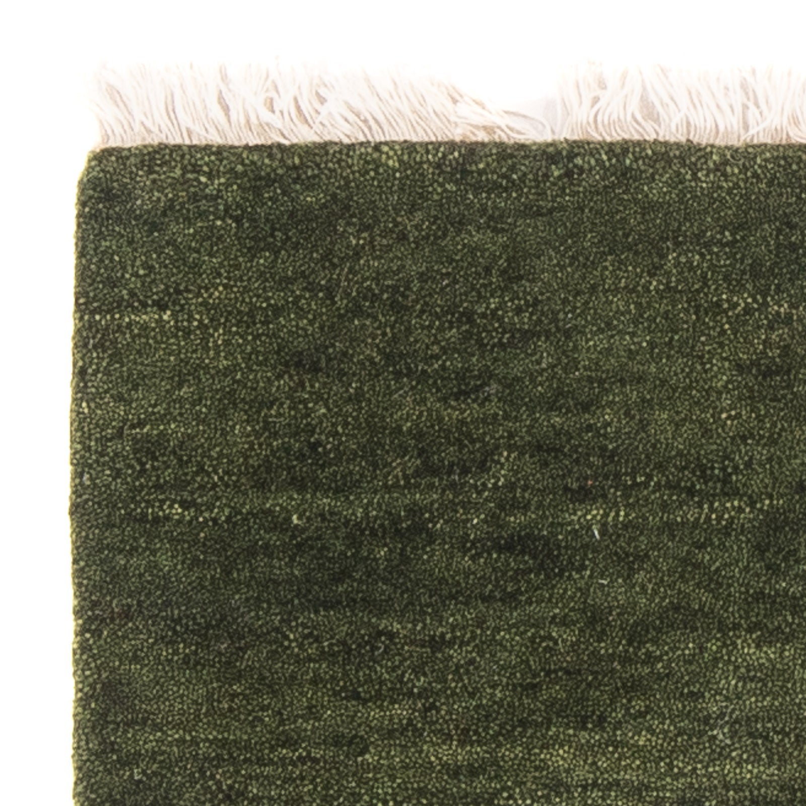 Tapis Gabbeh - Indus carré  - 54 x 51 cm - vert